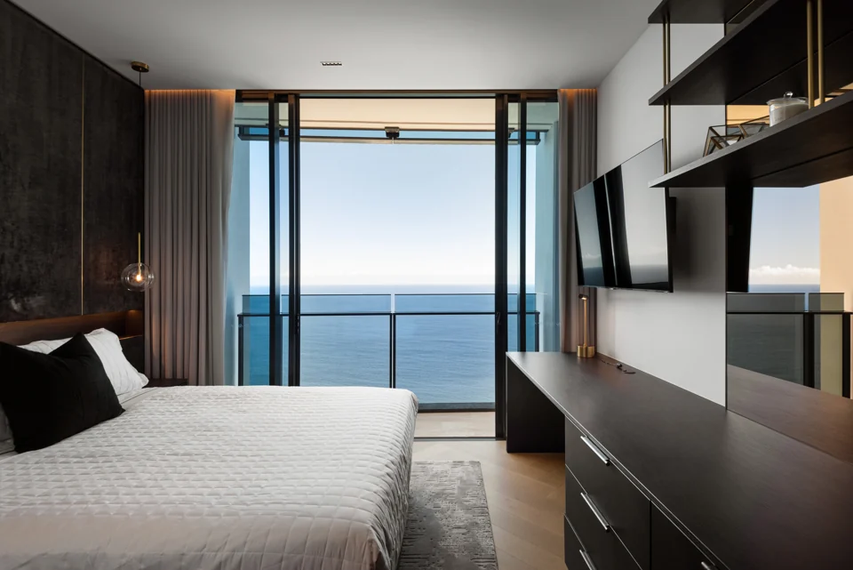View the guest bedroom