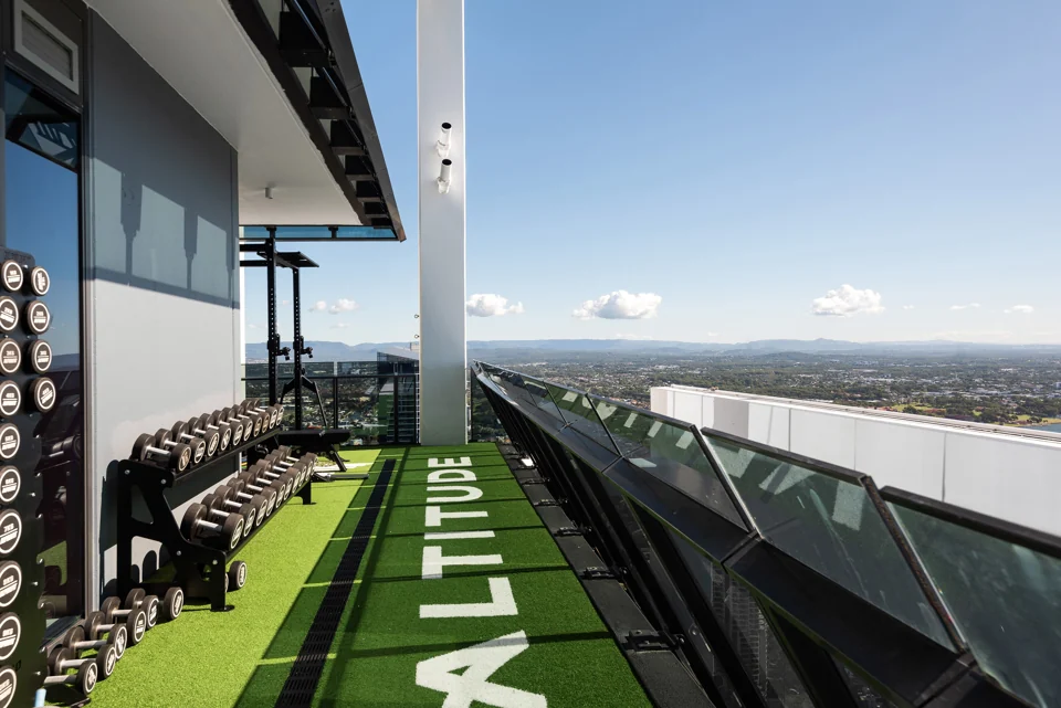 View the gym and training track
