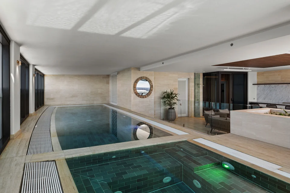 View pool and spa